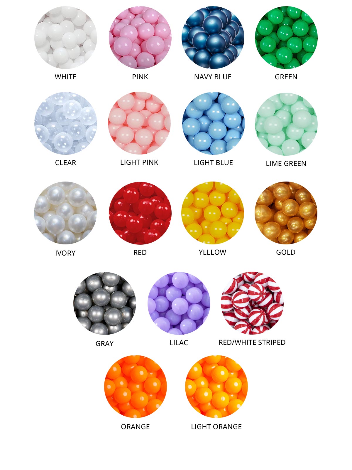 Different Color of Balls